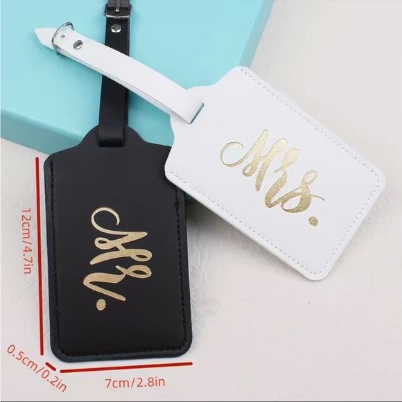 Couples Luggage Tag Set - Picture 2 of 6
